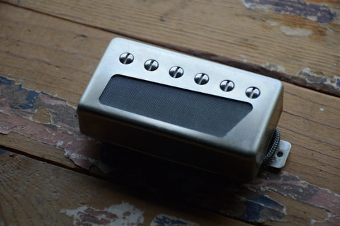 Curbside Autumn Neck Humbucker - Unplated/Retro Silver Foil